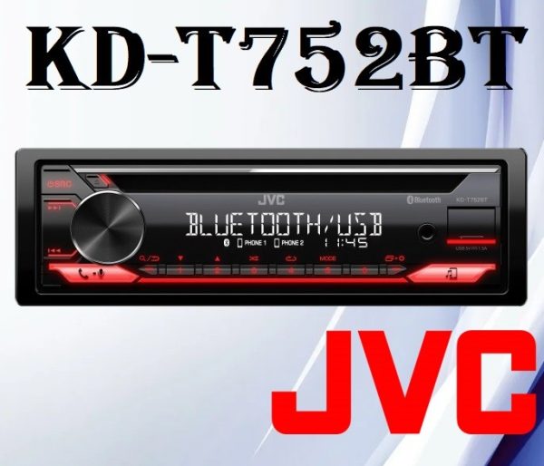 پخش بلوتوثی جی وی سی  JVC KD-T752BT